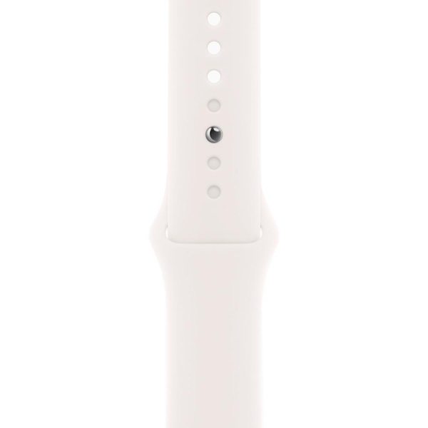 Apple Watch Series 11 46mm Aluminum Rose Gold Case Light Blush Sport Band M/L